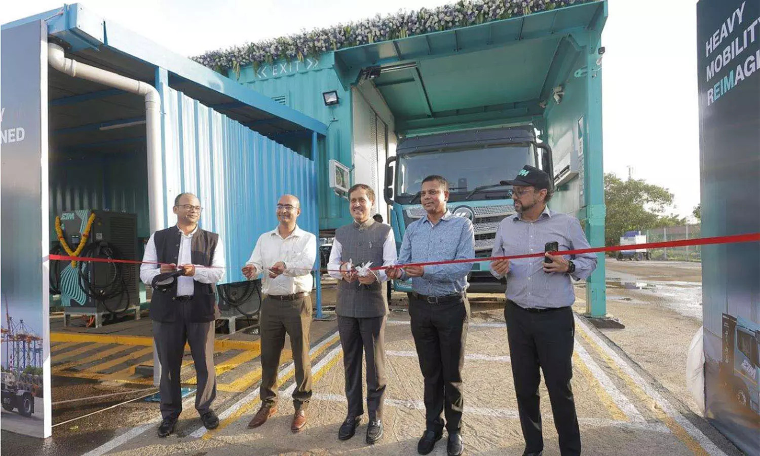 EIM Launches Its Second Heavy-Duty Battery Swapping and Charging Station at JNPA