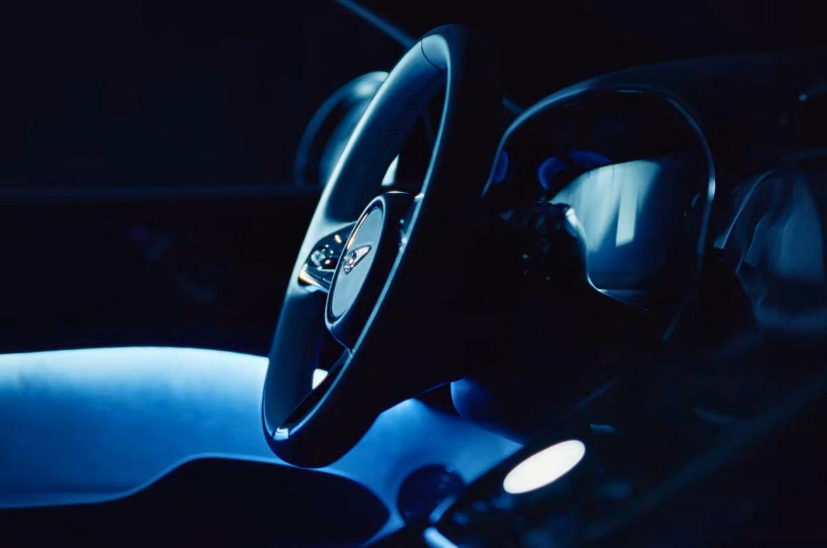 The interior of the Bentley Torcal EV has been teased in anticipation of its reveal on September 23.