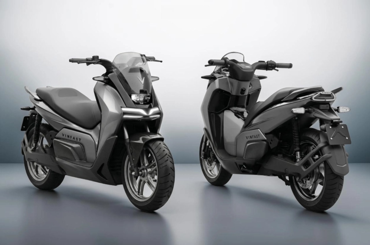 Vinfast has secured a patent in India for the design of its Rasad electric maxi-scooter.