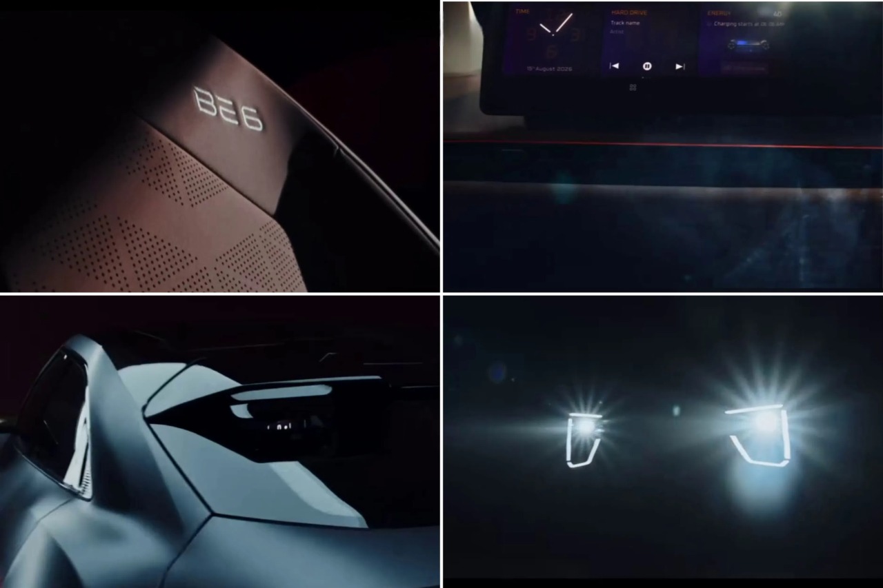 The Mahindra BE 6 Sporteq has been teased, showcasing an innovative triple screen configuration.