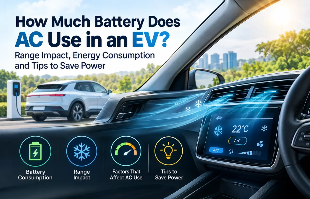 How Much Battery Does AC Use in an EV? Range Impact, Energy Consumption and Tips to Save Power