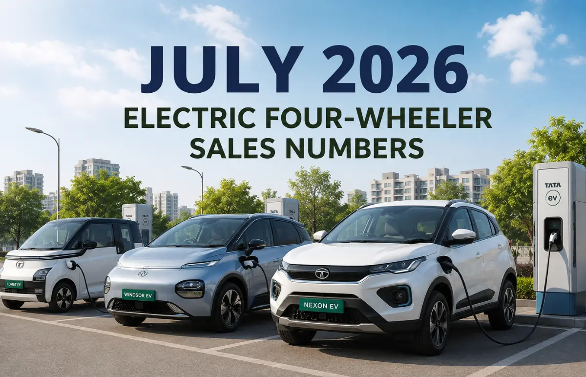 July 2026 Electric Four-Wheeler Sales Numbers in India