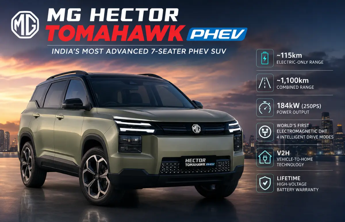 MG Hector Tomahawk Launched in India: PHEV Technology, ADAPT Platform & Competition