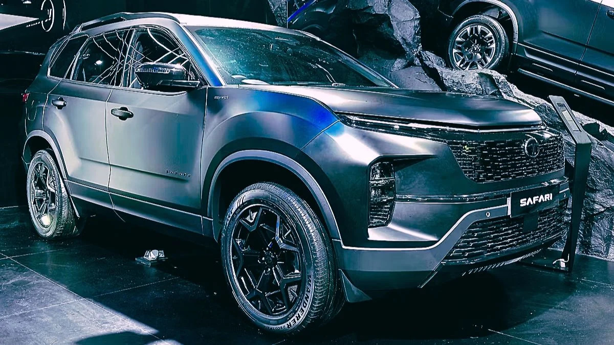 The new Tata Safari EV is expected to get triple-screen setup & dual-motor AWD.