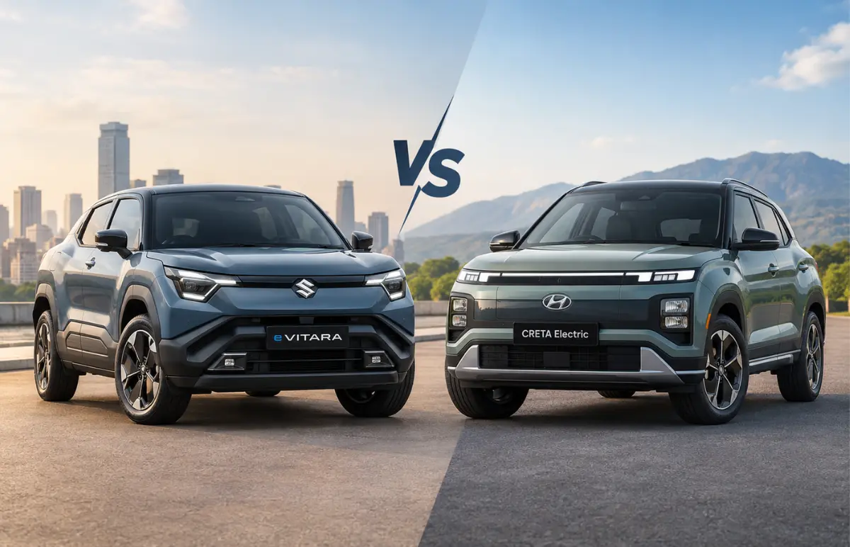 Maruti Suzuki e Vitara vs Hyundai Creta Electric (2026): Price, Range, Features and Which SUV Should You Buy?