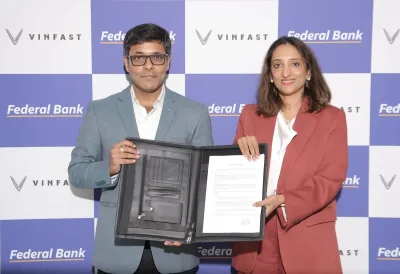 VinFast India collaborates with Federal Bank to enhance the dealer financing ecosystem.