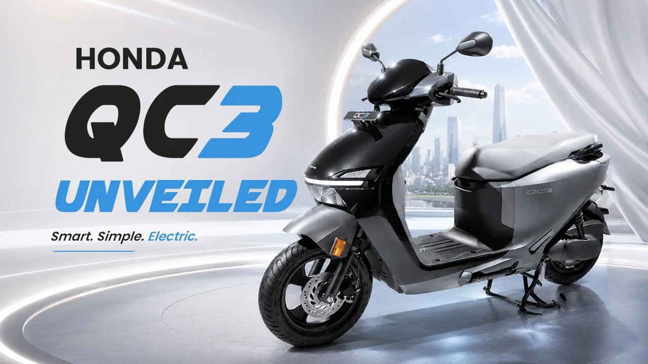 Honda introduces the QC3 with a competitive price tag of Rs 1.35 lakh.