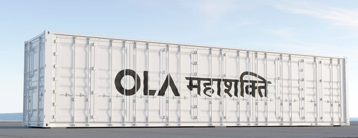 Ola Electric introduces cell-to-pack vertical integration to India's utility-scale BESS market with a 20GWh MoU.