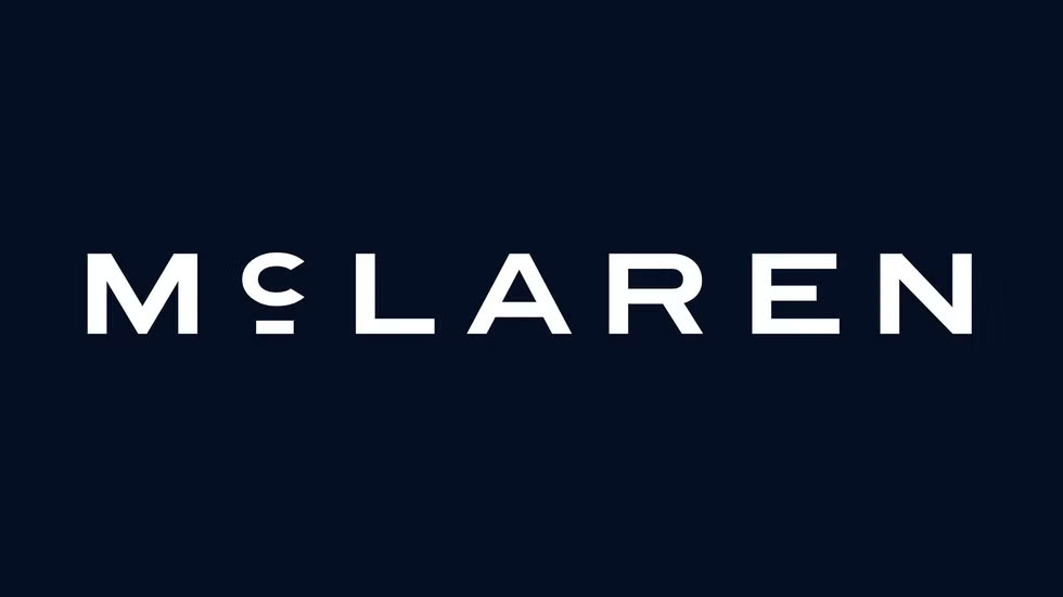 McLaren unveils its fresh new logo design.