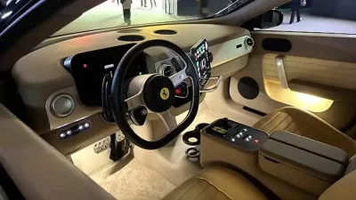 Ferrari Luce EV Interior