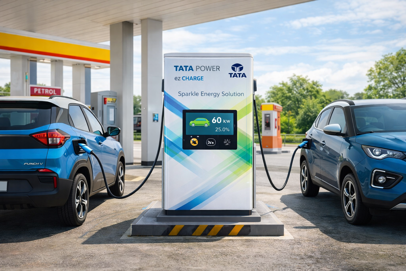 Tata Power & Vivanta Kochi partnered together to install a new 120 kW EV Fast Charger Station. 