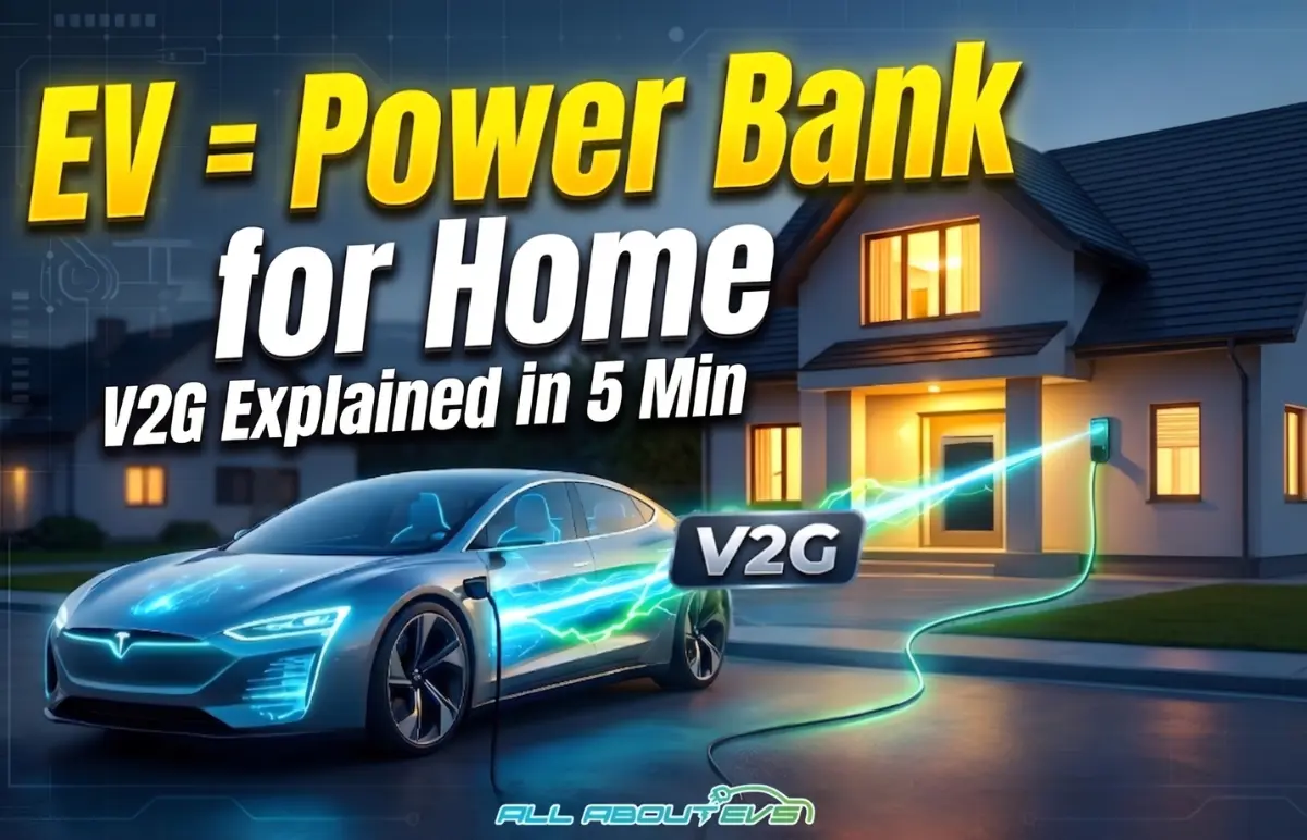 V2G Technology Explained: How Your EV Can Power Your Home & Earn Money in India